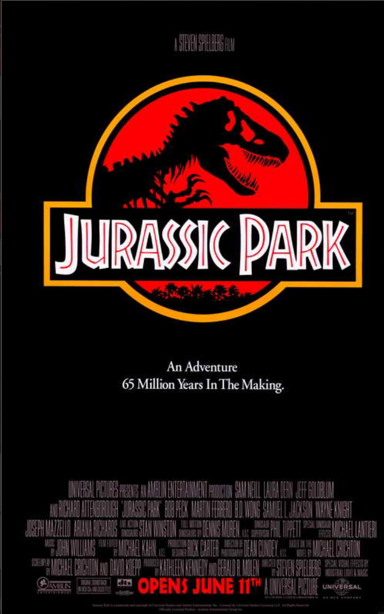 Jurassic Park 11x17 Unframed Movie Poster is Custom Printed on Heavy Card Stock Paper.