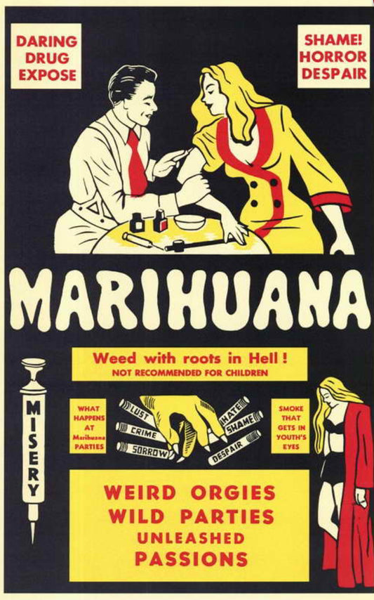 Marihuana 11x17 Unframed Movie Poster is Custom Printed on Heavy Card Stock Paper.