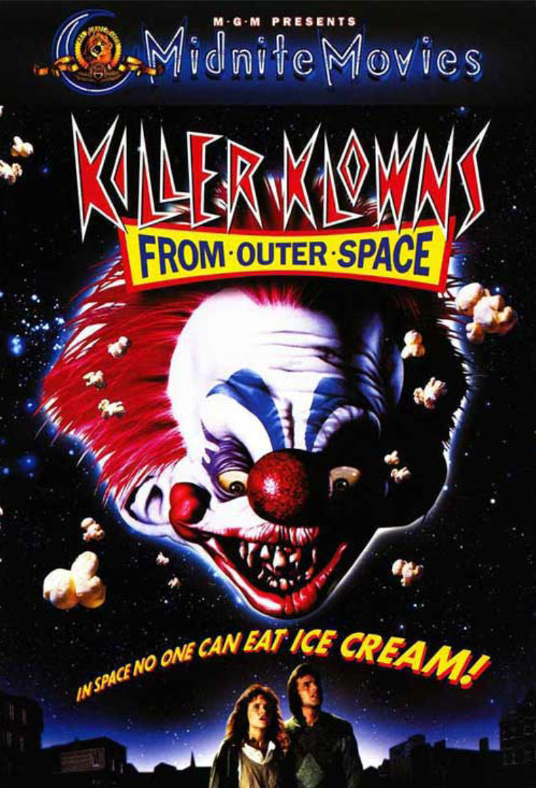 Killer Klowns From Outer Space on a 11x17 Unframed Movie Poster is Custom Printed on Heavy Card Stock Paper.