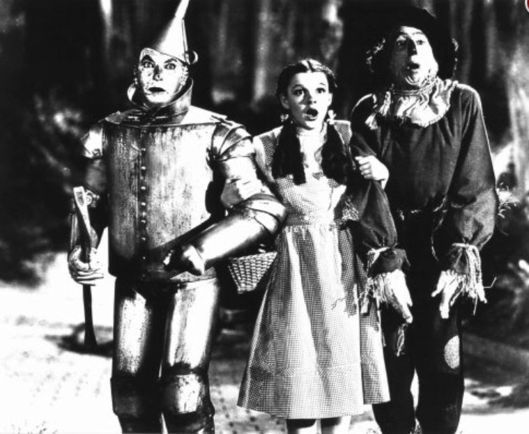 Dorothy,The Tin Man and The Scarecrow from The Wizard of Oz Unframed 8x10 Photo.Printed on Heavy Photo Paper.