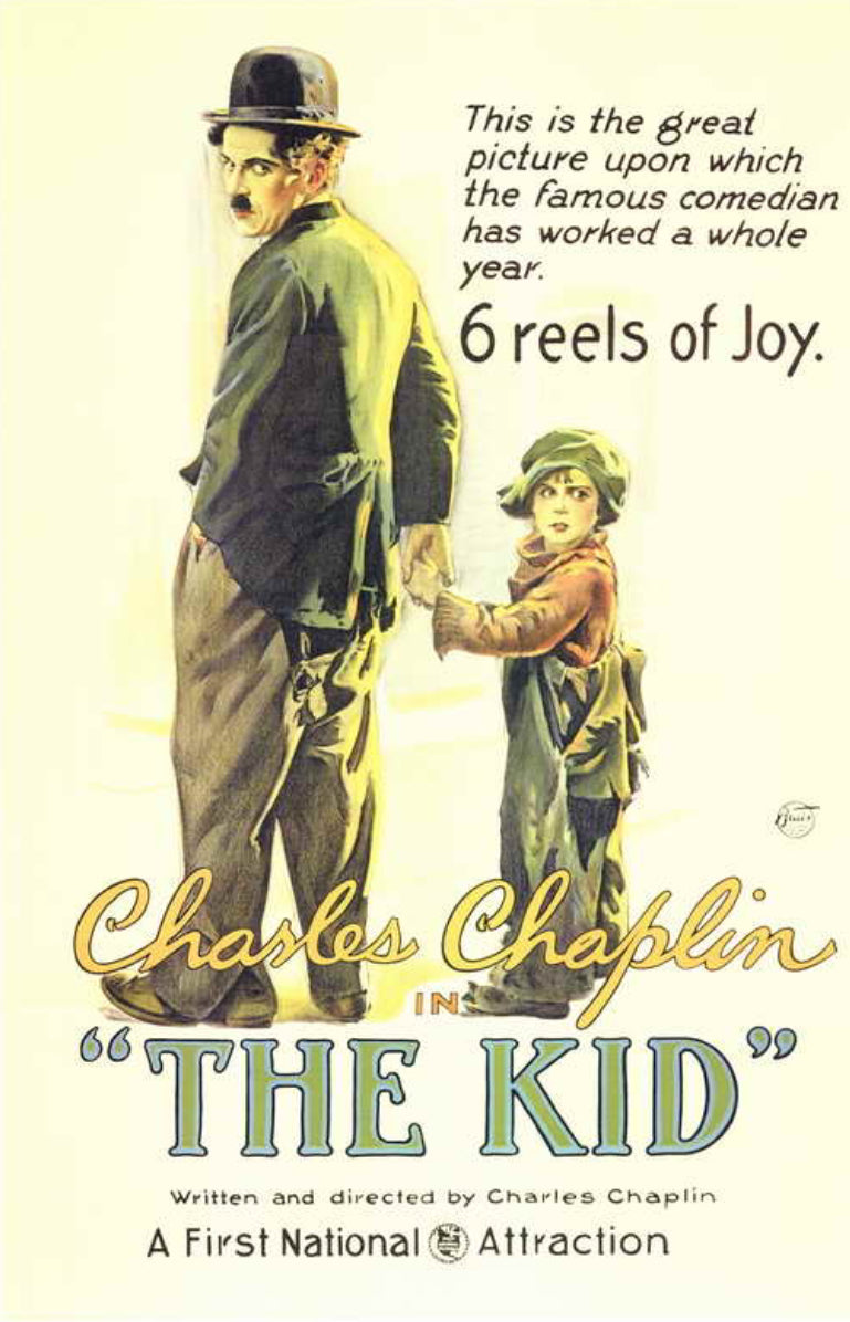 The Kid Starring Charlie Chaplin on a 11x17 Unframed Movie Poster is Custom Printed on Heavy Card Stock Paper.