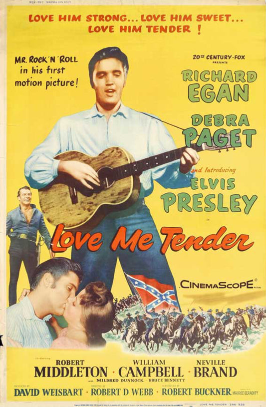 Love Me Tender with Elvis Presley 11x17 Unframed Movie Poster is Custom Printed on Heavy Card Stock Paper.