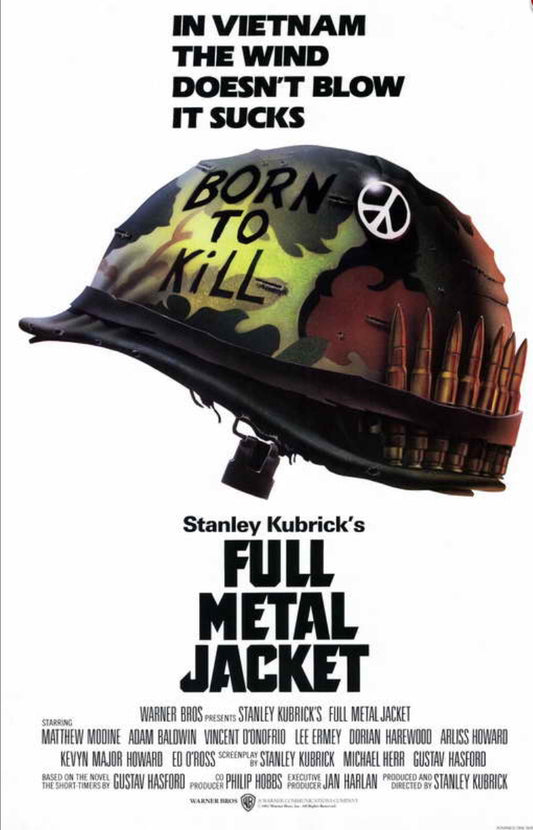 Full Metal Jacket 11x17 Unframed Movie Poster is Custom Printed on Heavy Card Stock Paper.