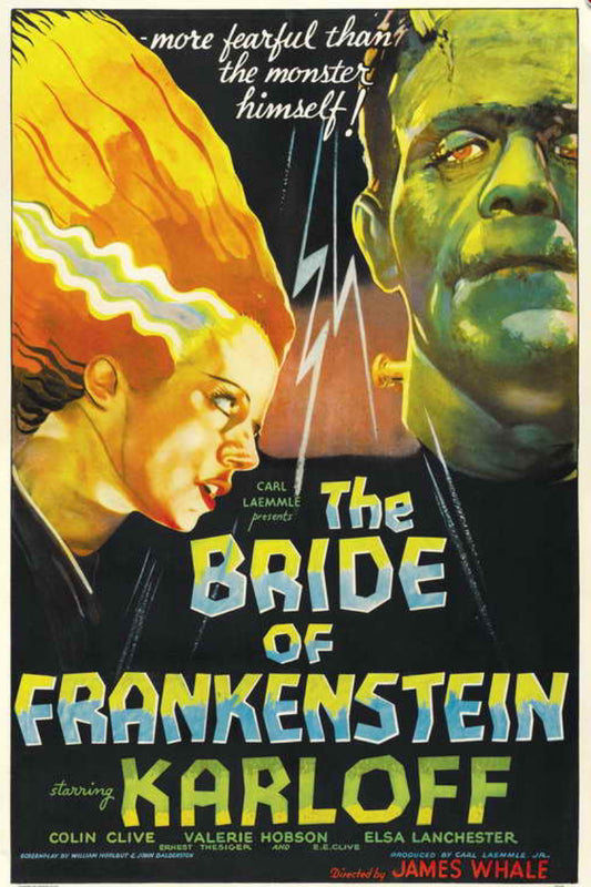 The Bride of Frankenstein 11x17 Unframed Movie Poster is Custom Printed on Heavy Card Stock Paper.