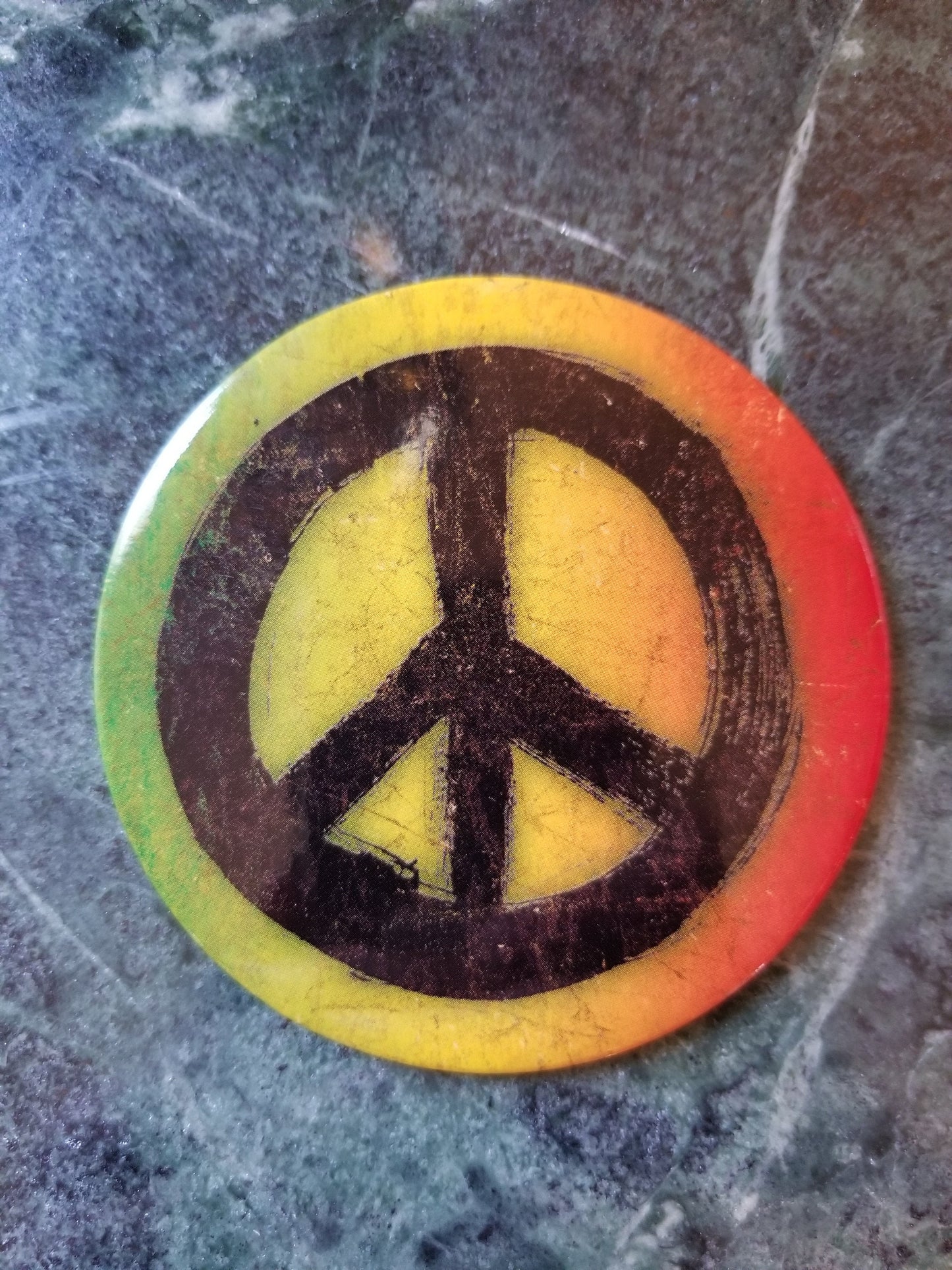 Peace Sign,The Sixties Peace Movement on a 3” Diameter Magnet with Glossy Finish.Quality Steel Construction.