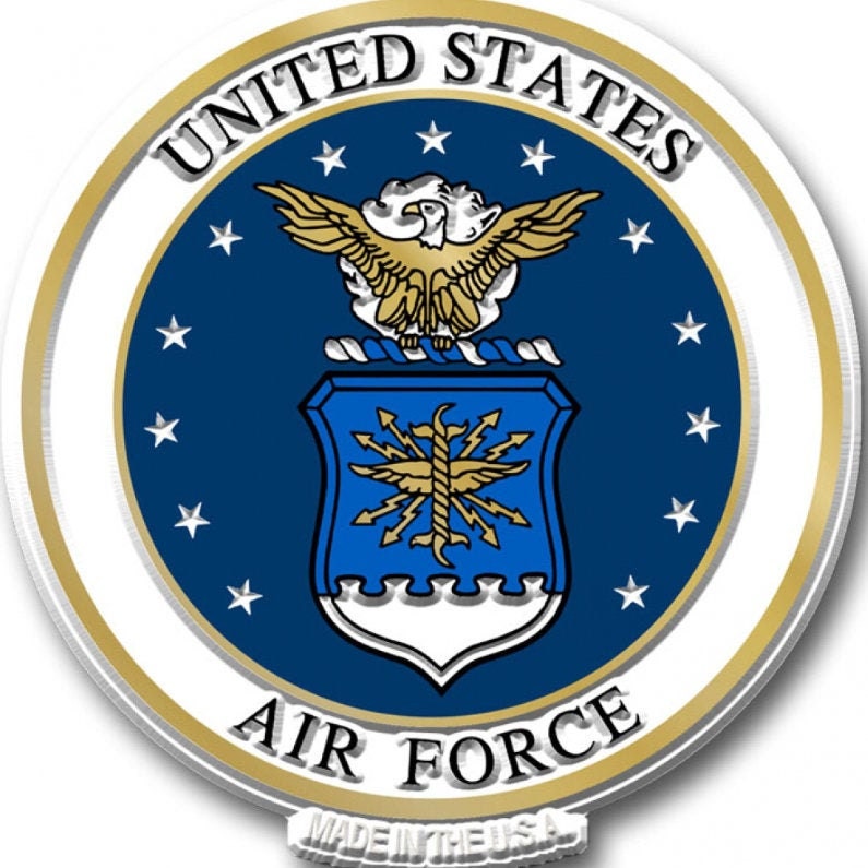 This U.S Air force Magnet measures approximately 5 square inches with a thickness of 0.1”. A Great Gift for Any Veteran .