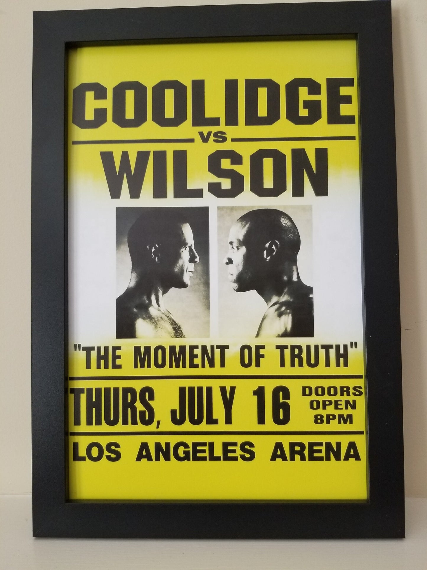 Coolidge vs Wilson Boxing Match from Pulp Fiction Unframed 11x17 Poster on Heavy Card Stock.