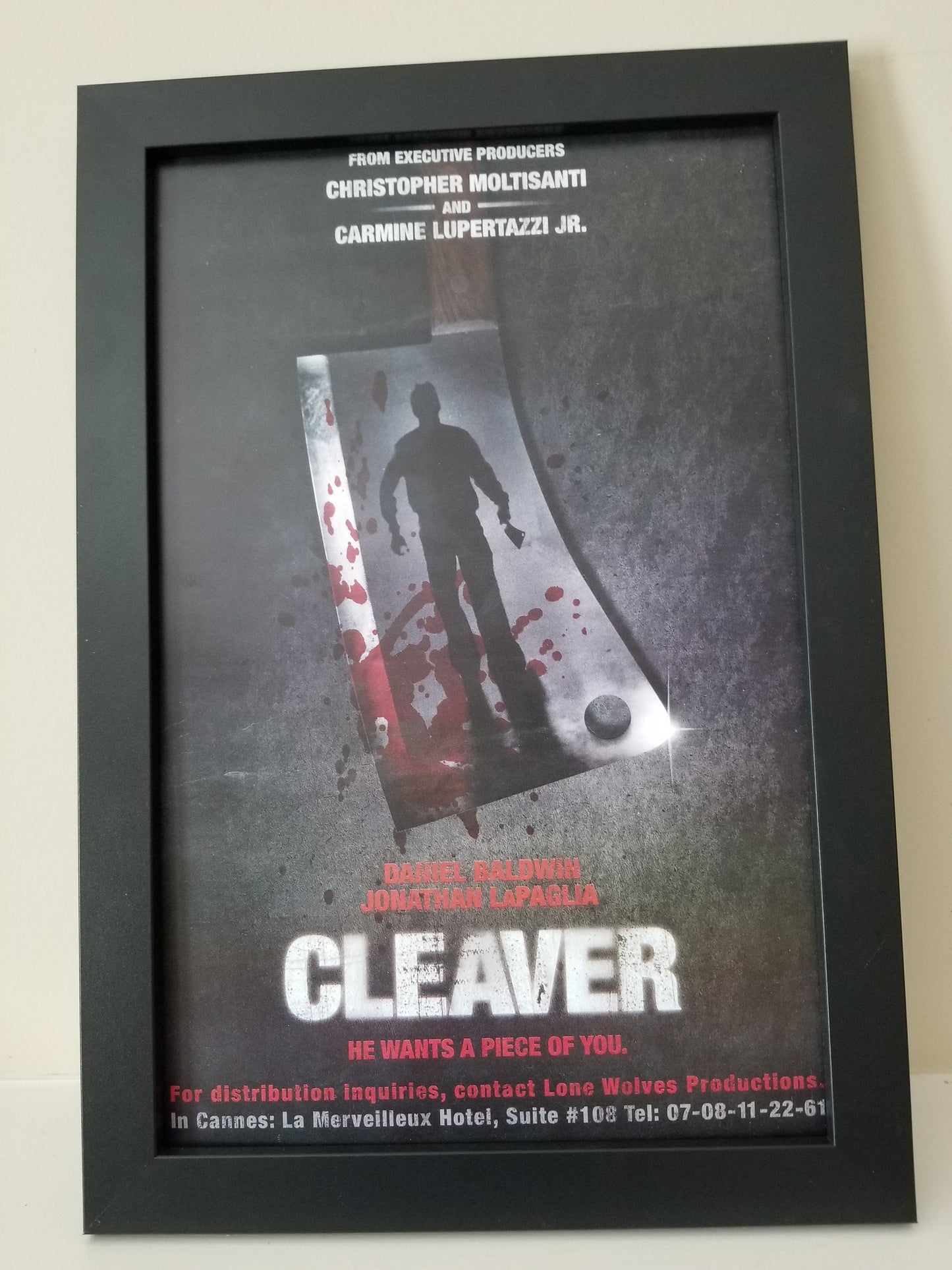 Sopranos Horror Film Cleaver 11x17 Unframed Poster.Printed on Heavy Card Stock Paper.