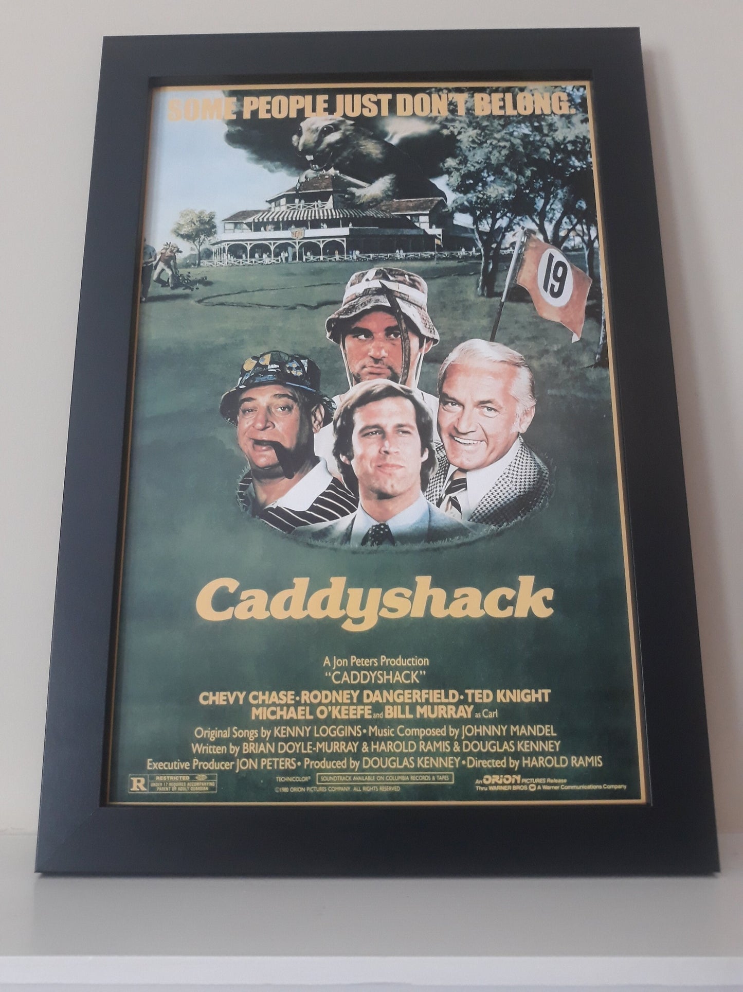 Caddyshack Unframed 11x17 Poster. Printed on  Heavy Card Stock Paper.