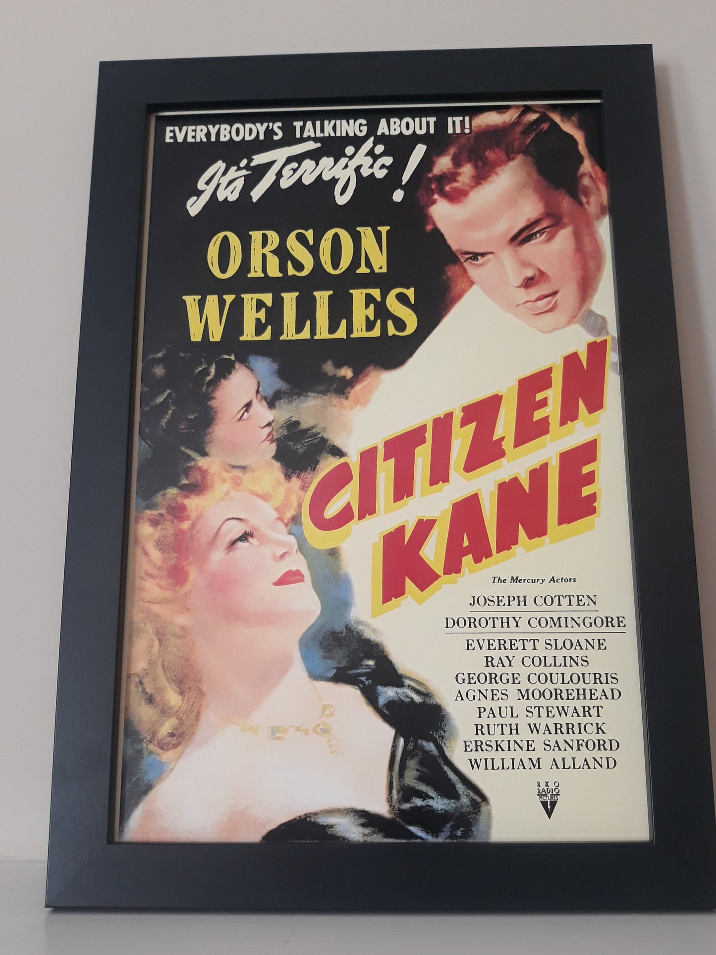 Citizen Kane Unframed 11x17 Poster. Printed on  Heavy Card Stock Paper.