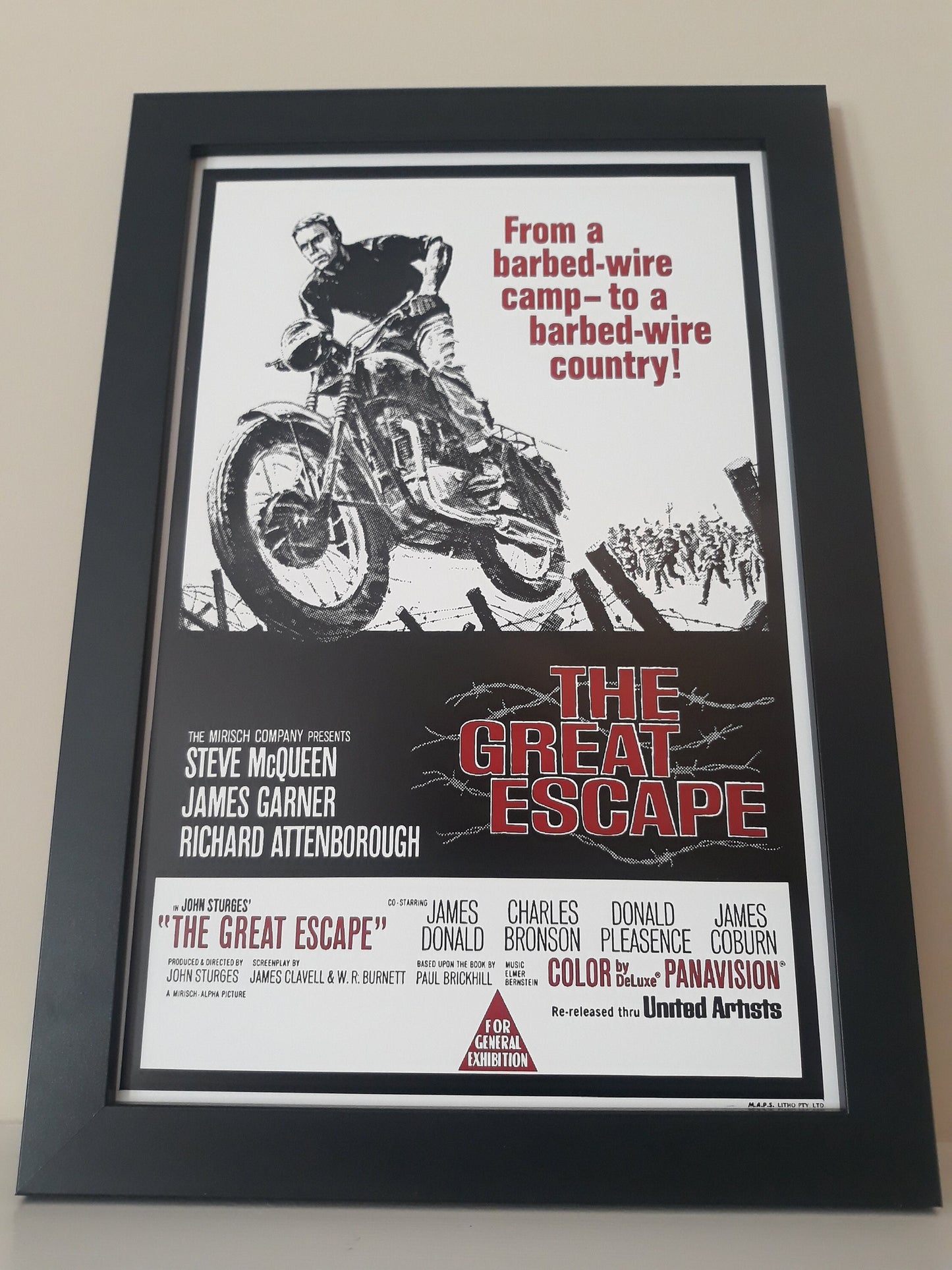 The Great Escape 11x17 Unframed Movie Poster.Printed on Heavy Card Stock Paper.