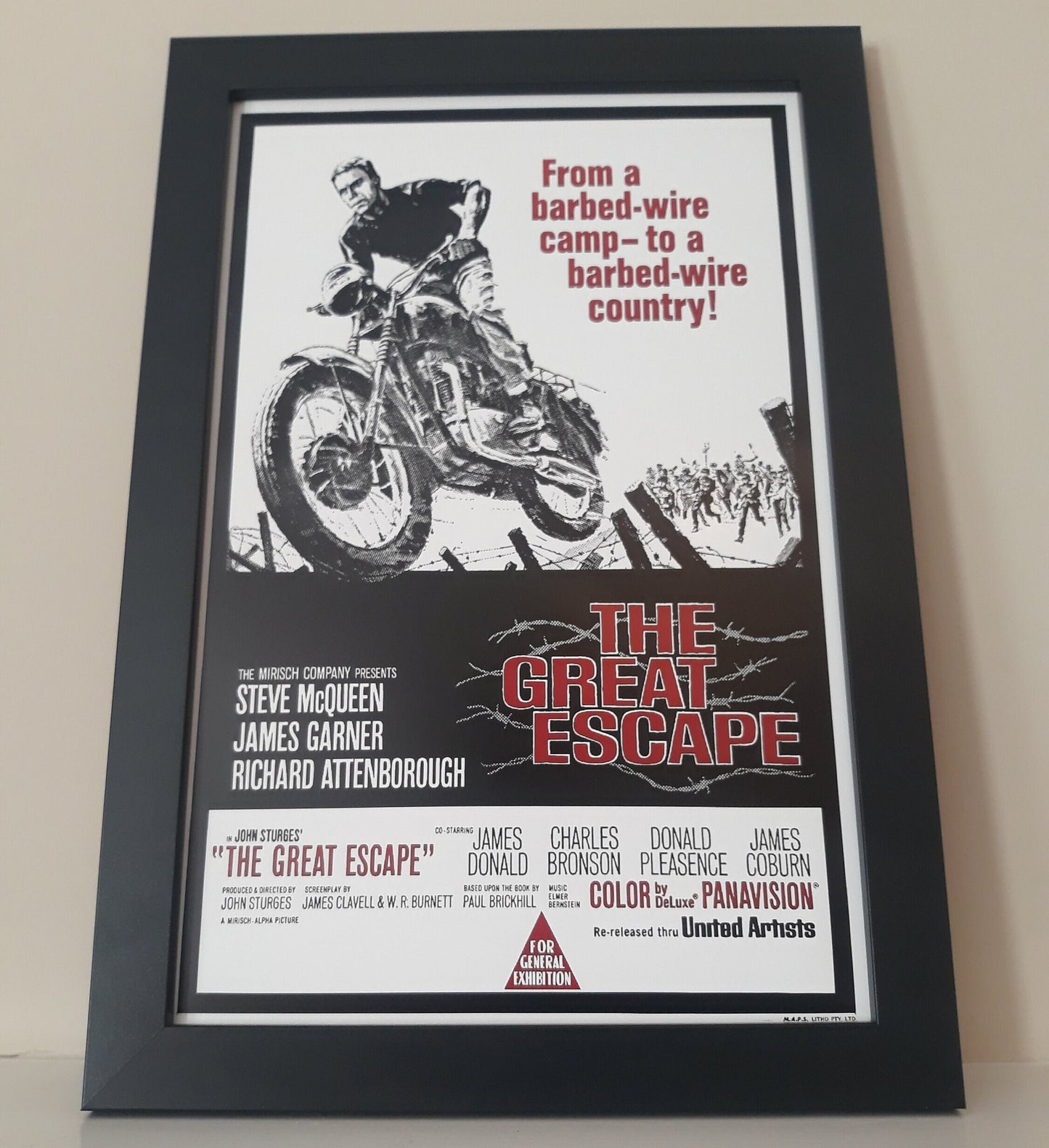 The Great Escape 11x17 Unframed Movie Poster.Printed on Heavy Card Stock Paper.