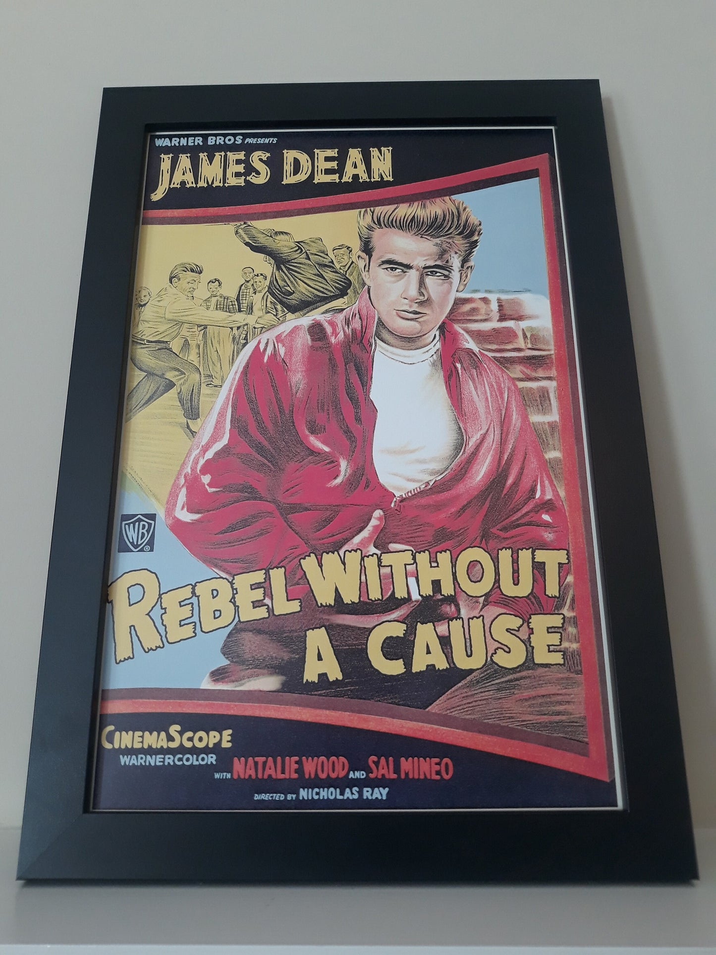 Rebel Without A Cause on a Unframed 11x17 Poster.Printed on Heavy Card Stock Paper.