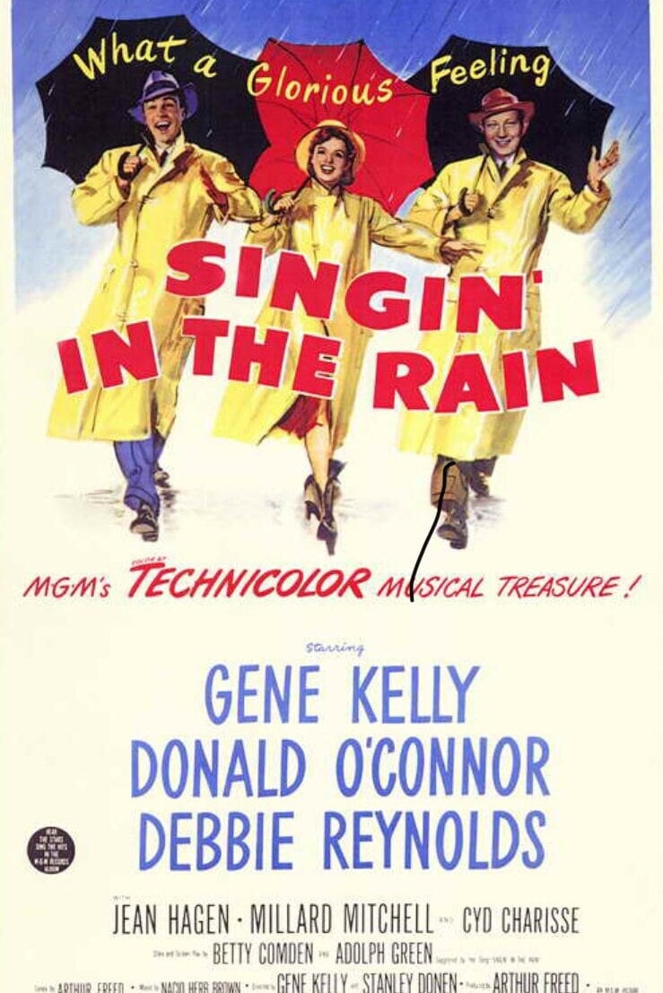 Singing In The Rain 11x17 Unframed Poster.Printed on Heavy Card Stock Paper.