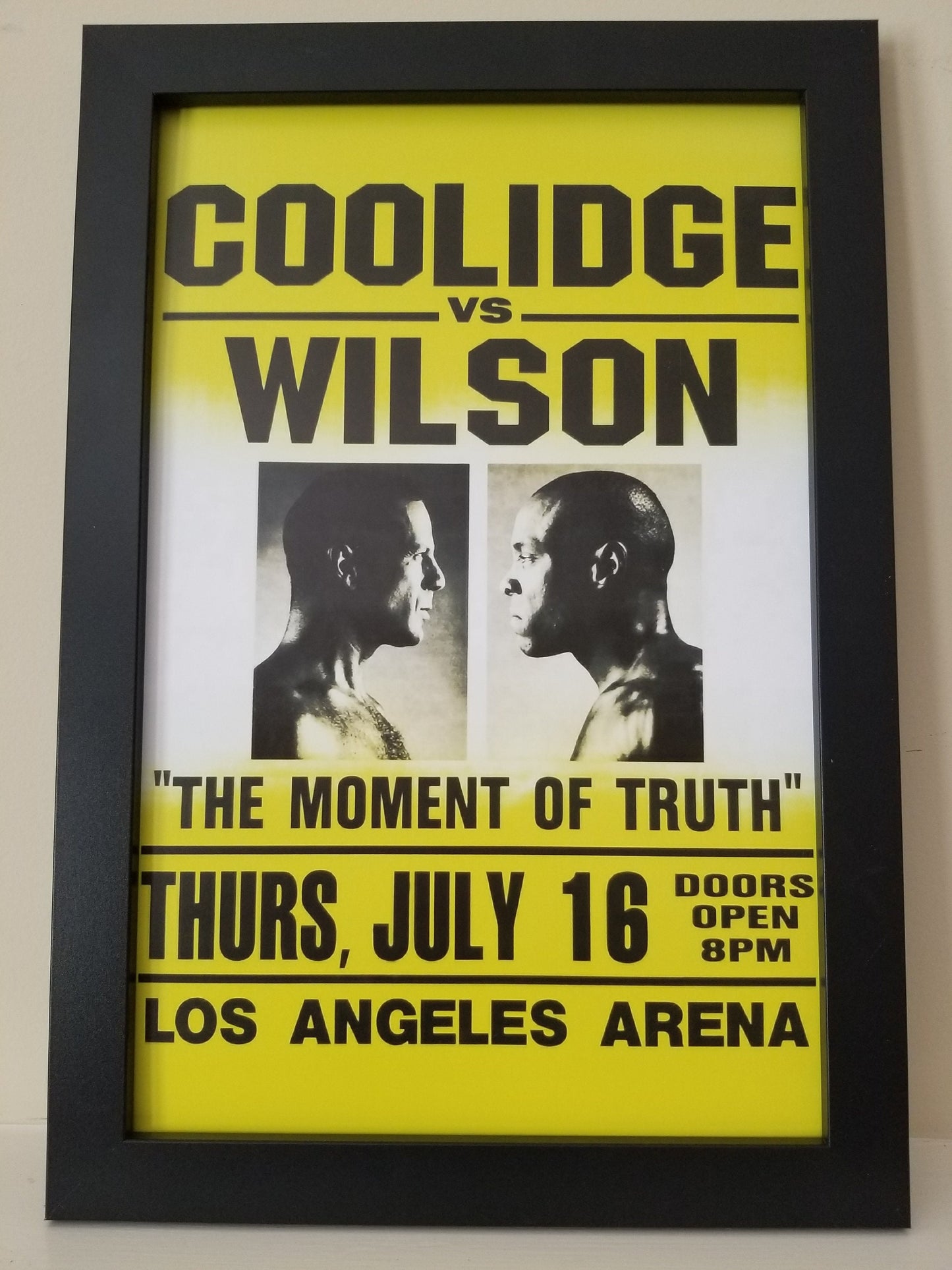 Coolidge vs Wilson Boxing Match from Pulp Fiction Unframed 11x17 Poster on Heavy Card Stock.