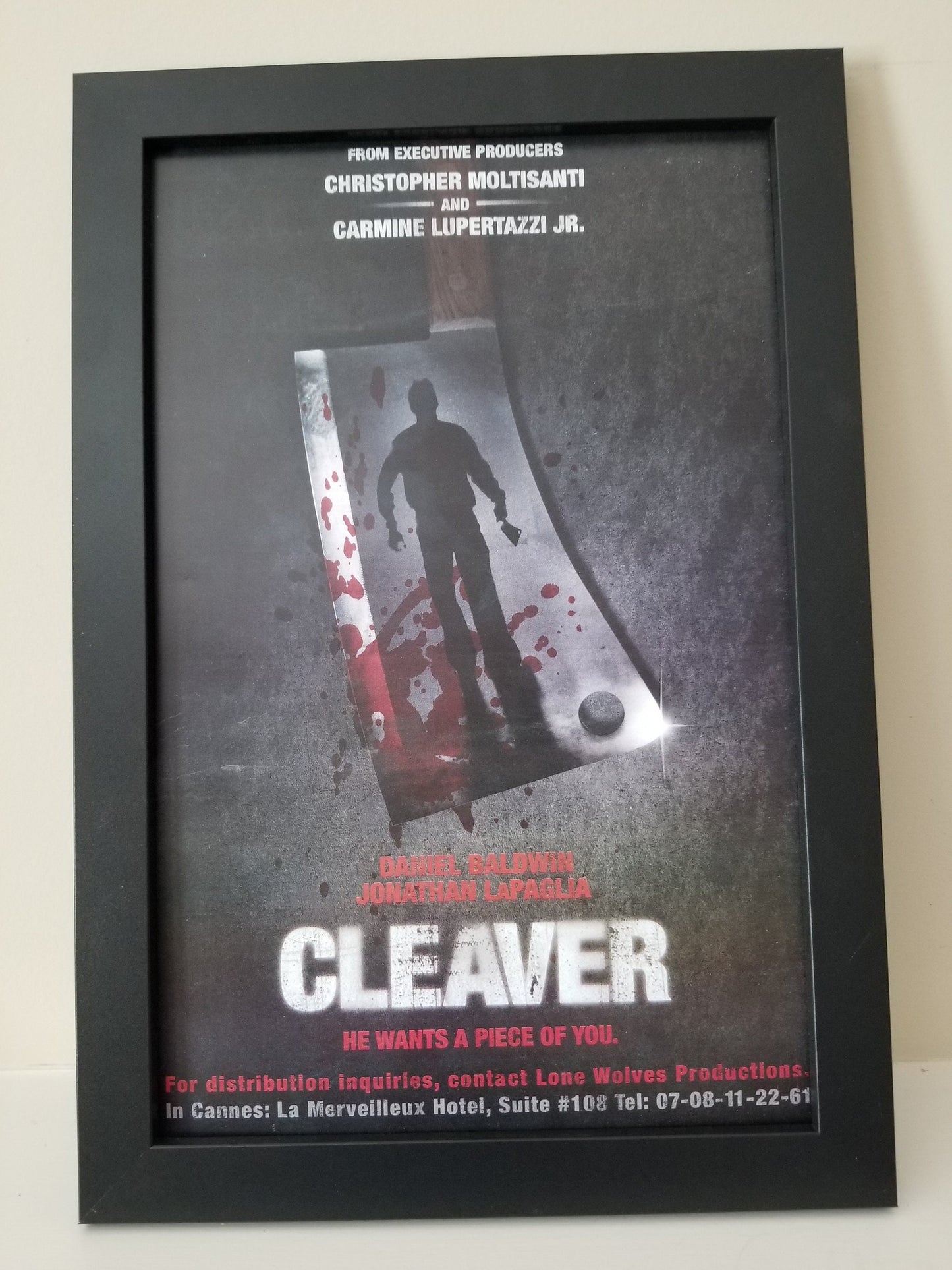 Sopranos Horror Film Cleaver 11x17 Unframed Poster.Printed on Heavy Card Stock Paper.