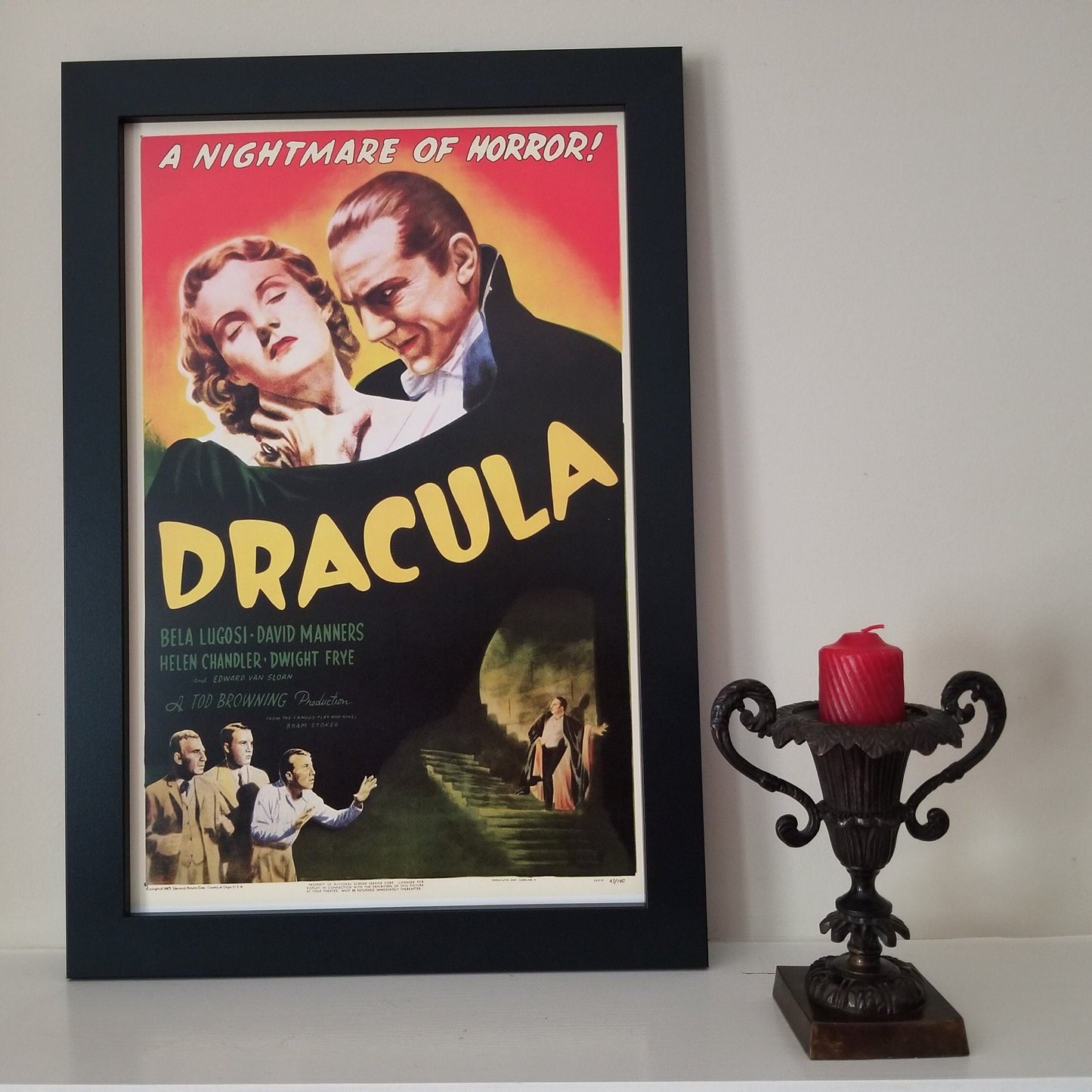 Dracula with Bella Lugosi From 1931. 11x17 Unframed Poster,Printed on Heavy Card Stock Paper.