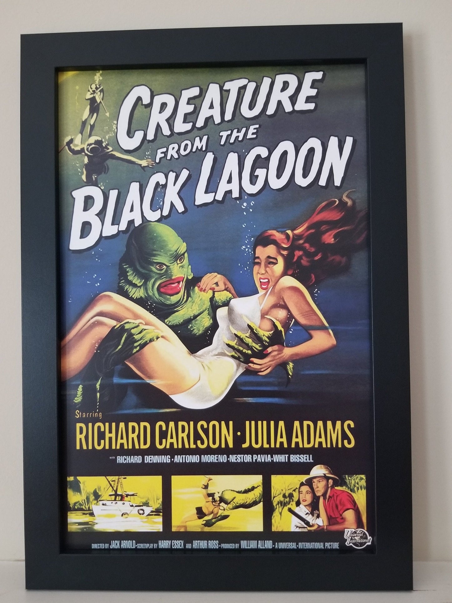 The Creature From The Black Lagoon From 1954.11x17 Unframed Poster Printed on Heavy Card Stock Paper.