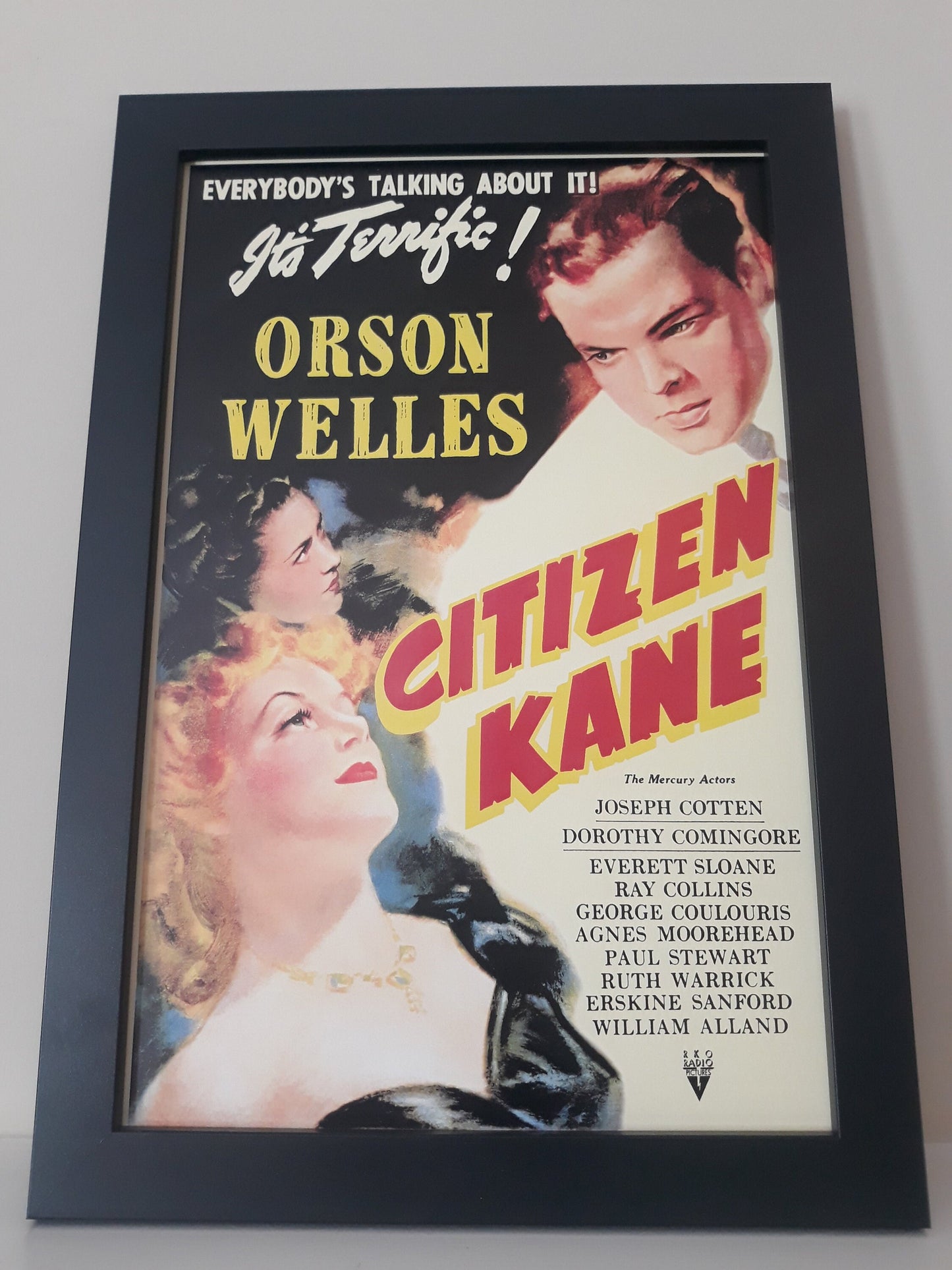 Citizen Kane Unframed 11x17 Poster. Printed on  Heavy Card Stock Paper.