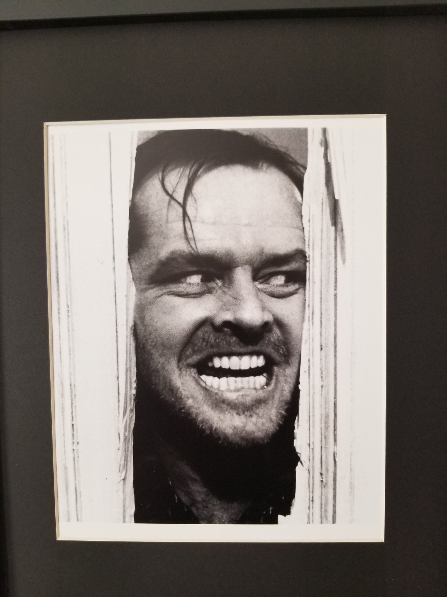 The Shining Unframed 8x10 Photo.This Iconic Movie Photo With Jack Nicholson.