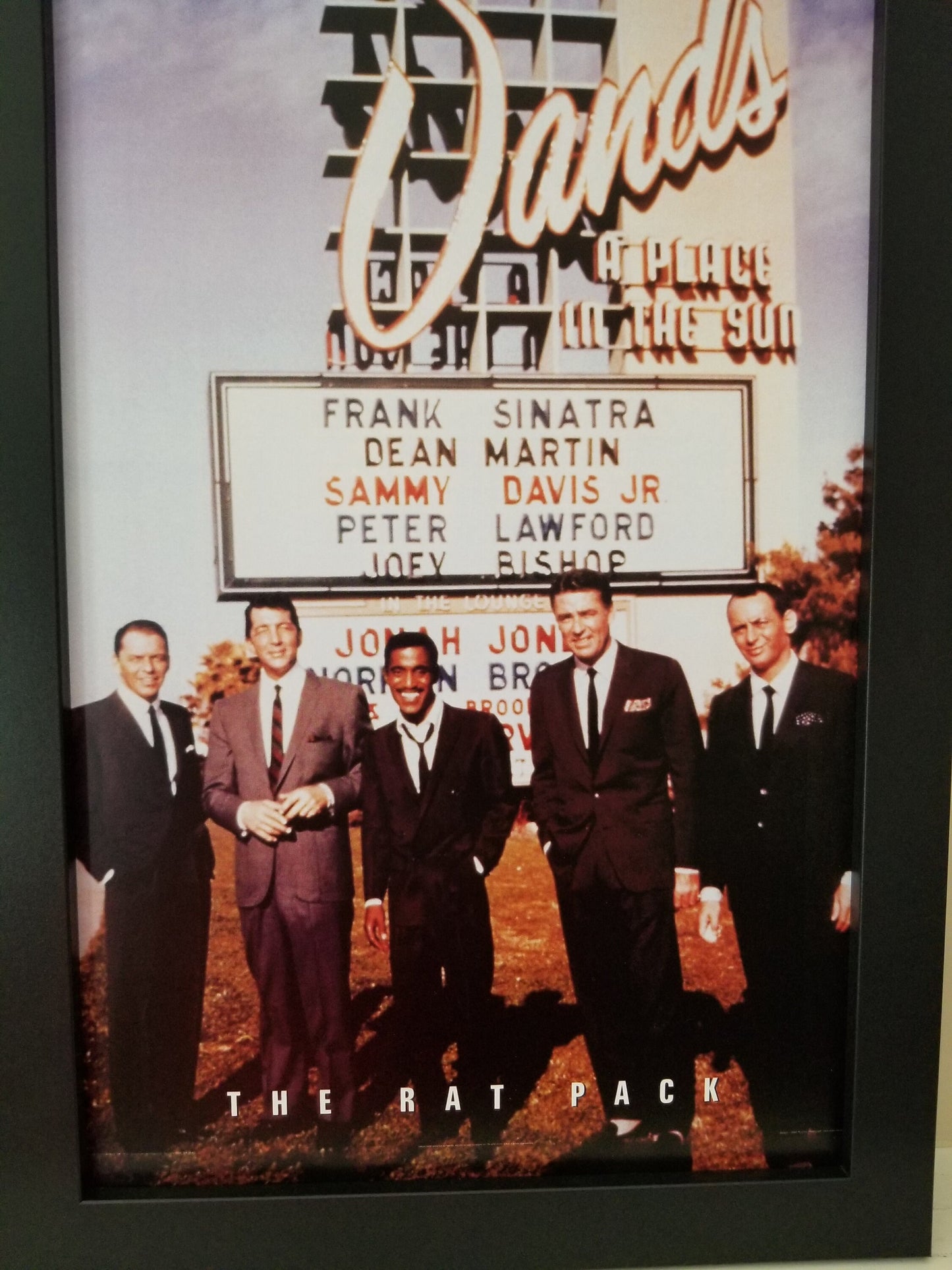 The Rat Pack at The Sands. This 11x17 Unframed Poster is Printed on Heavy Card Stock Paper.