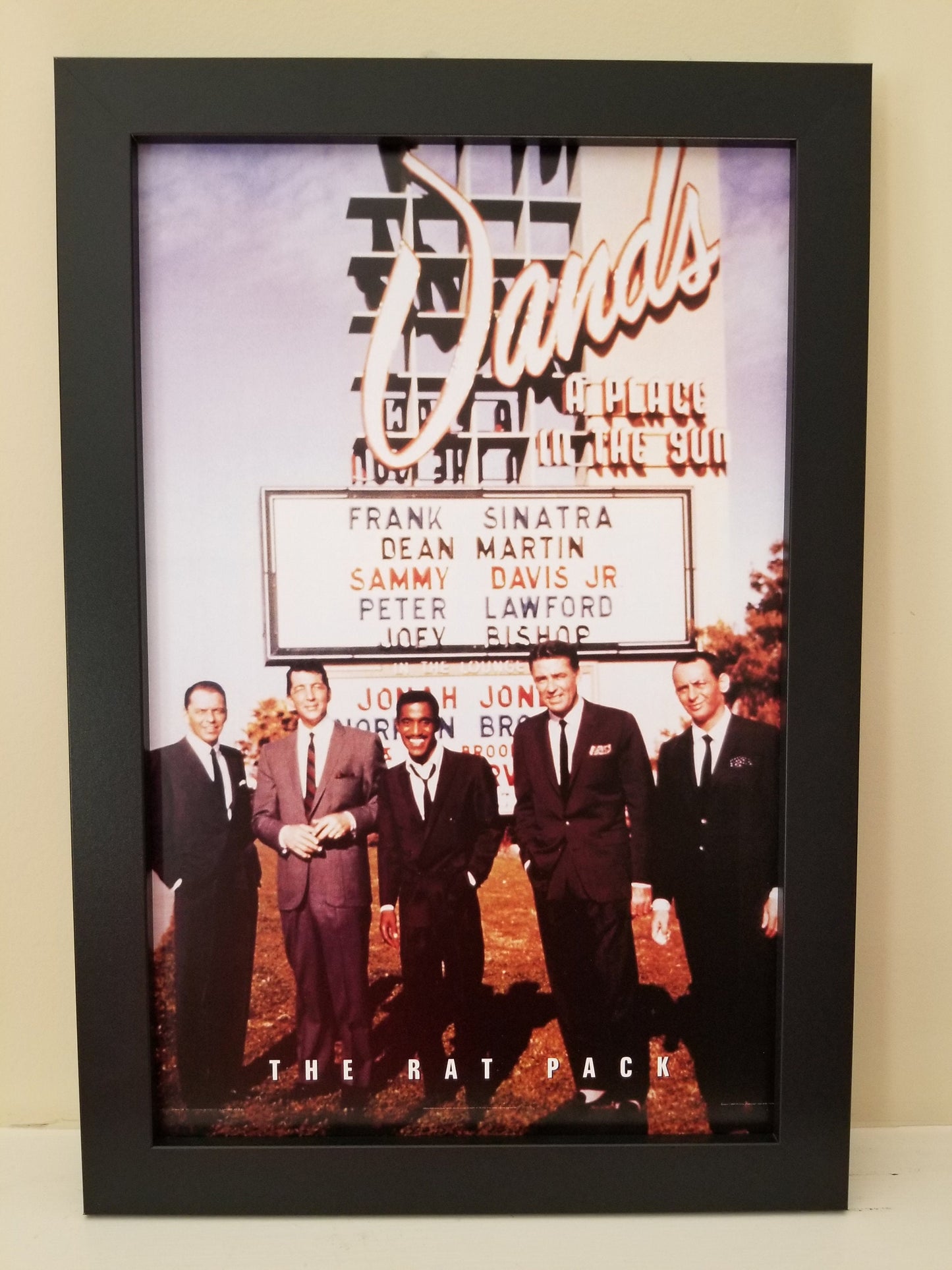 The Rat Pack at The Sands. This 11x17 Unframed Poster is Printed on Heavy Card Stock Paper.