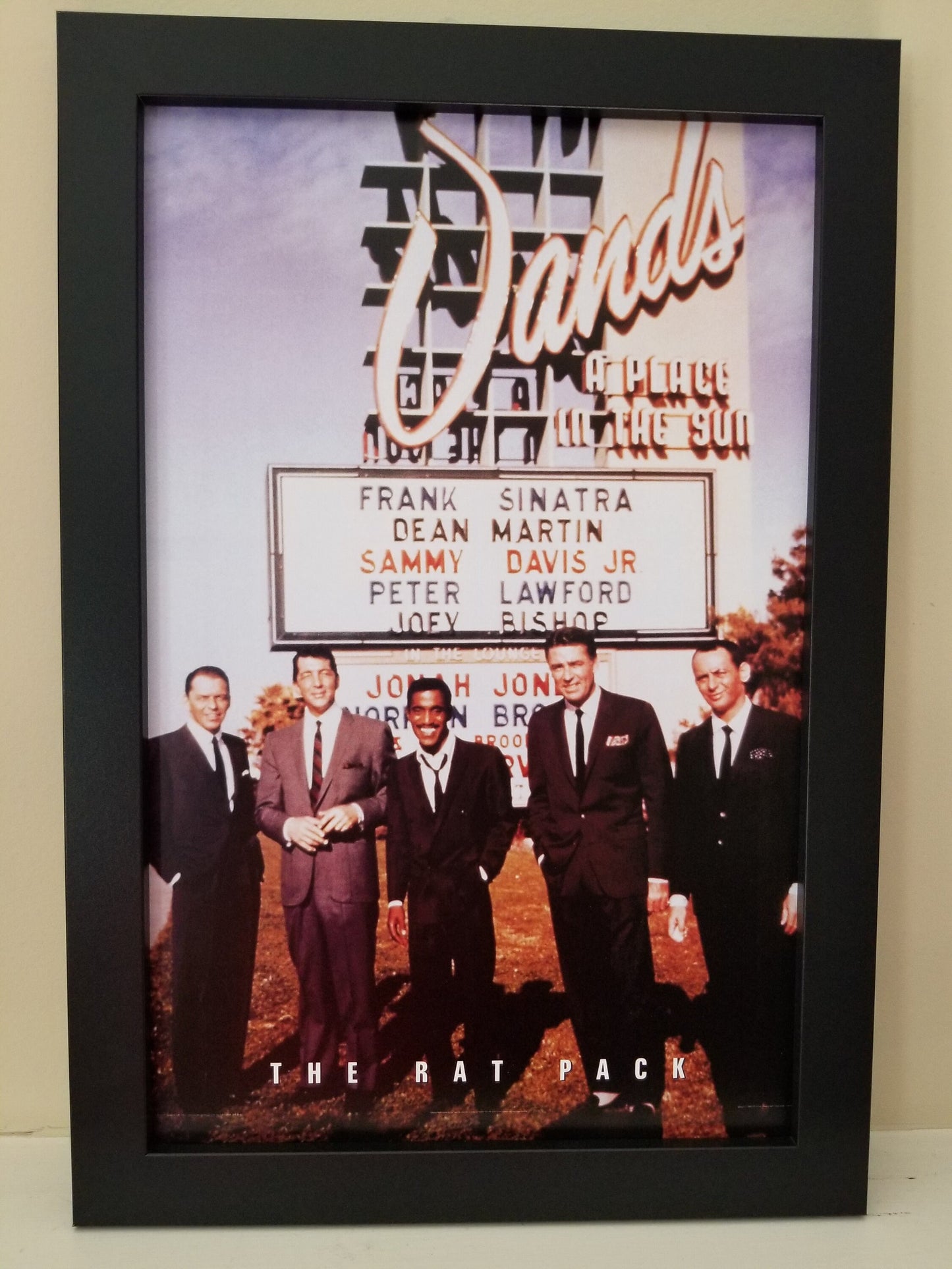 The Rat Pack at The Sands. This 11x17 Unframed Poster is Printed on Heavy Card Stock Paper.