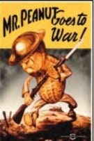 World War 1 Mr Peanut Recruitment Poster on a 2x3 Refrigerator Magnet with Glossy Finish.A Gift For Him or  Her