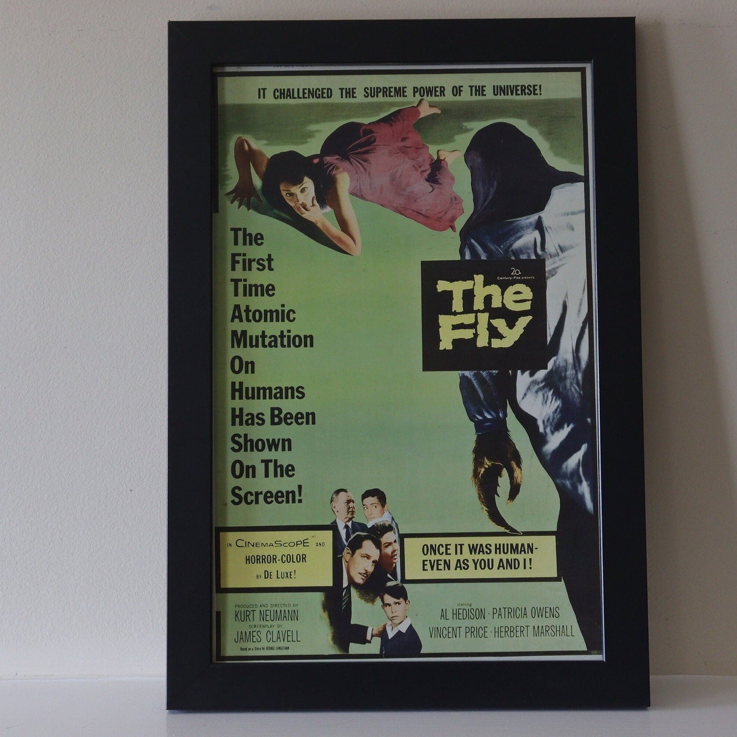 The Fly From 1958.This 11x17 Unframed Poster is Printed on Heavy Card Stock Paper.