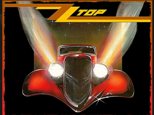 ZZ Top Album Cover Headlights on a 12.5”W x 16”H Tin Sign.Sign Has A Smooth Clear Coat Finish.Sign Is Suitable for Inside or Outdoor.