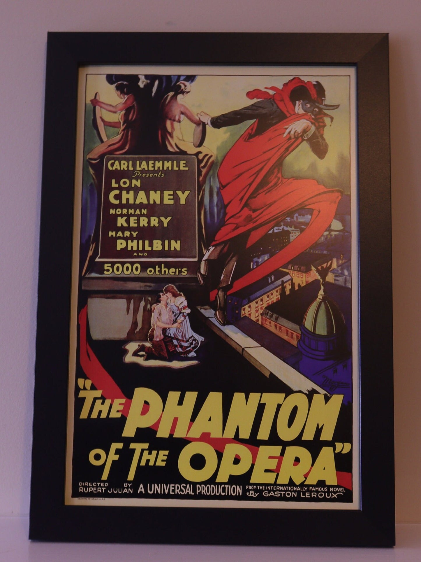 Phantom of The Opera From 1925 on a Unframed 11x17 Poster is Printed on Heavy Card Stock Paper.