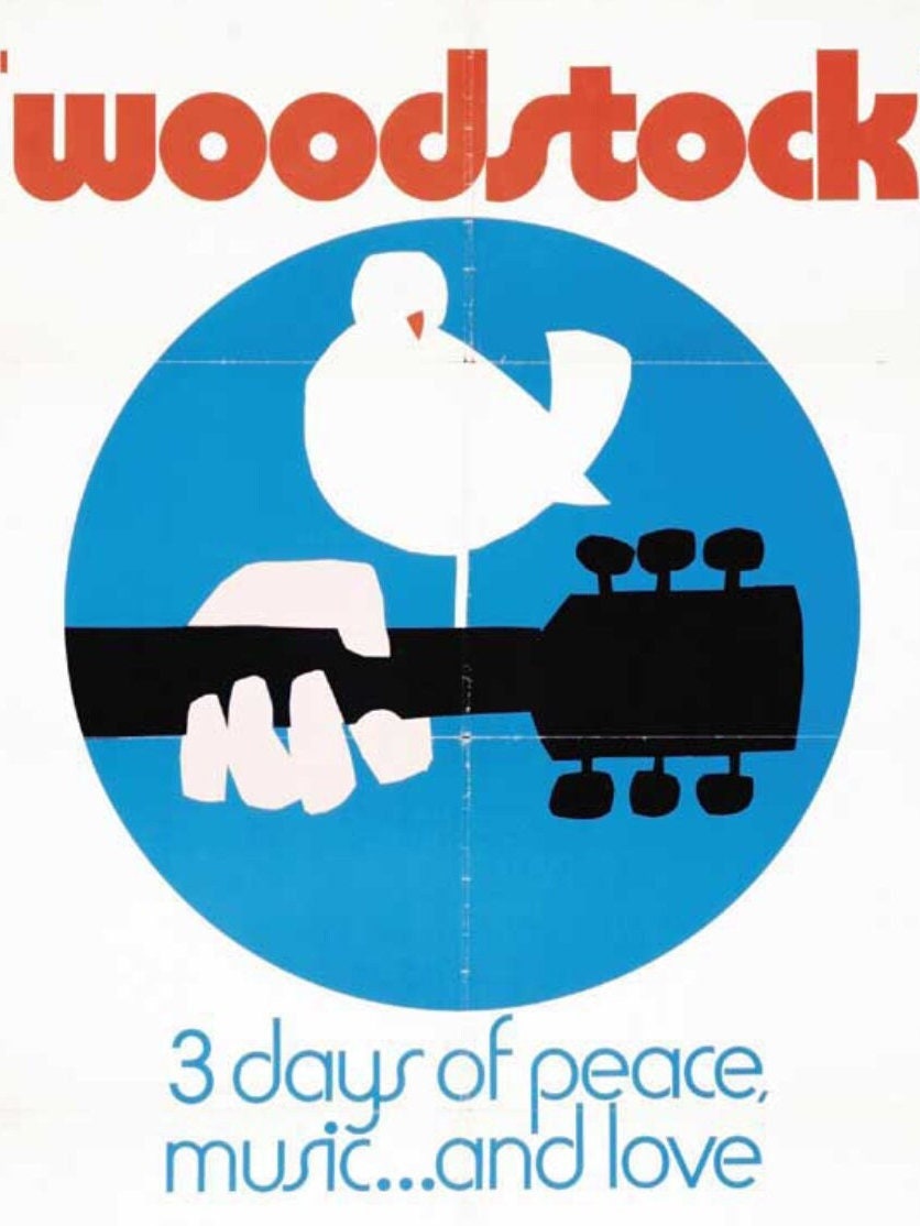 WoodStock,Summer of Love 11x17 Unframed Poster is Printed on Heavy Card Stock Paper.