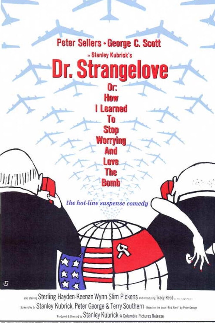 Dr.Strangelove from Stanley Kubrick.11x17 Unframed Poster is Printed on Heavy Car Stock.