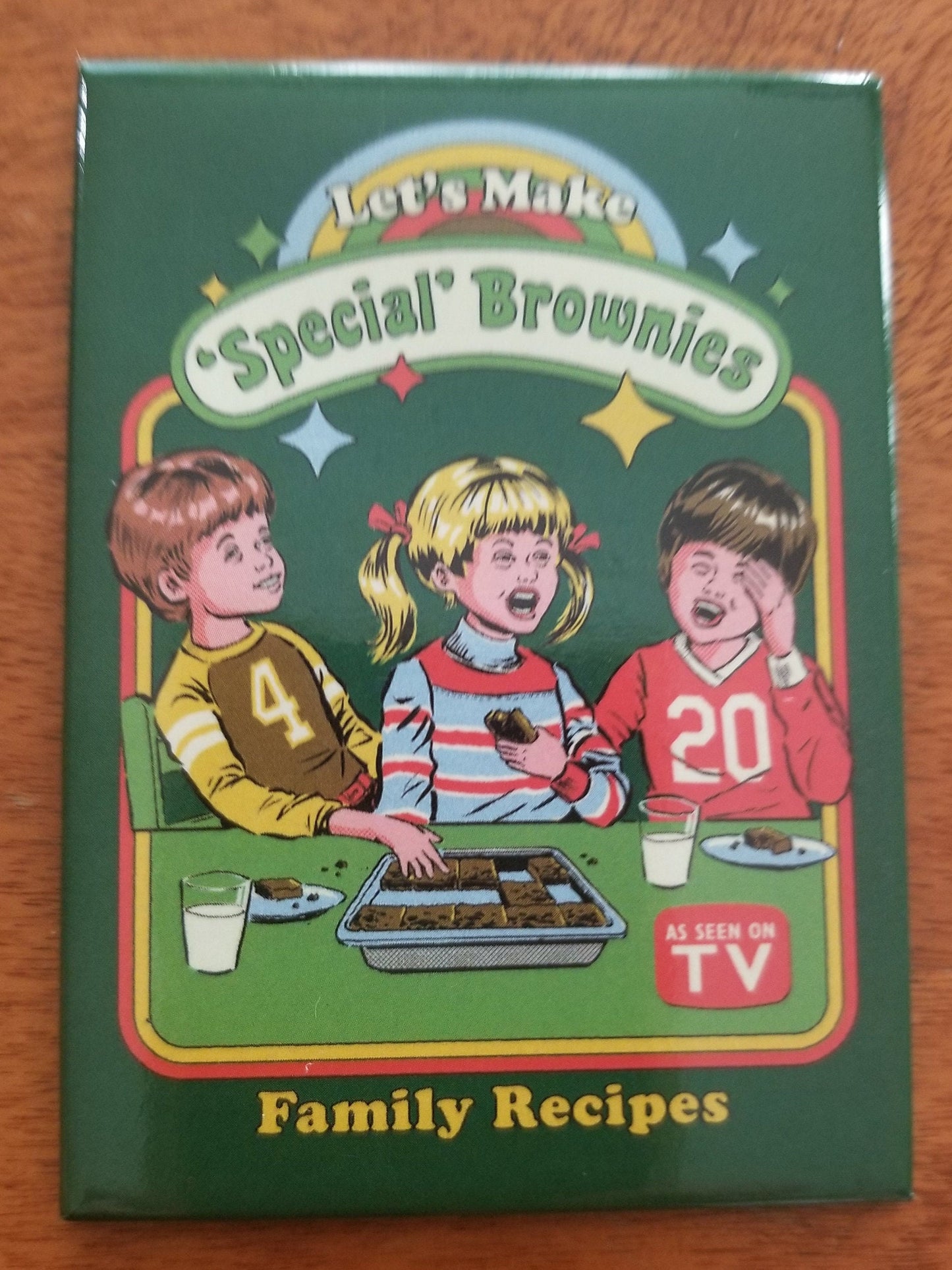 Let’s Make Special Brownies on a 2.5x3.5 Fridge Magnet with Glossy Finish,Steel Constructon.Gift For Him or Her