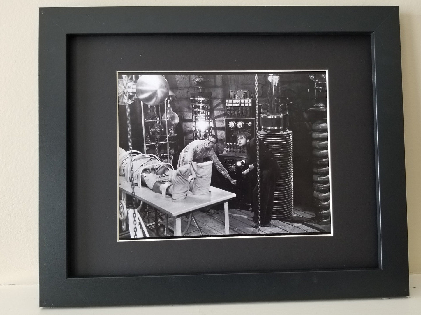 Frankenstein Unframed 8x10 B&W Photo.Printed on High Gloss Card Stock.