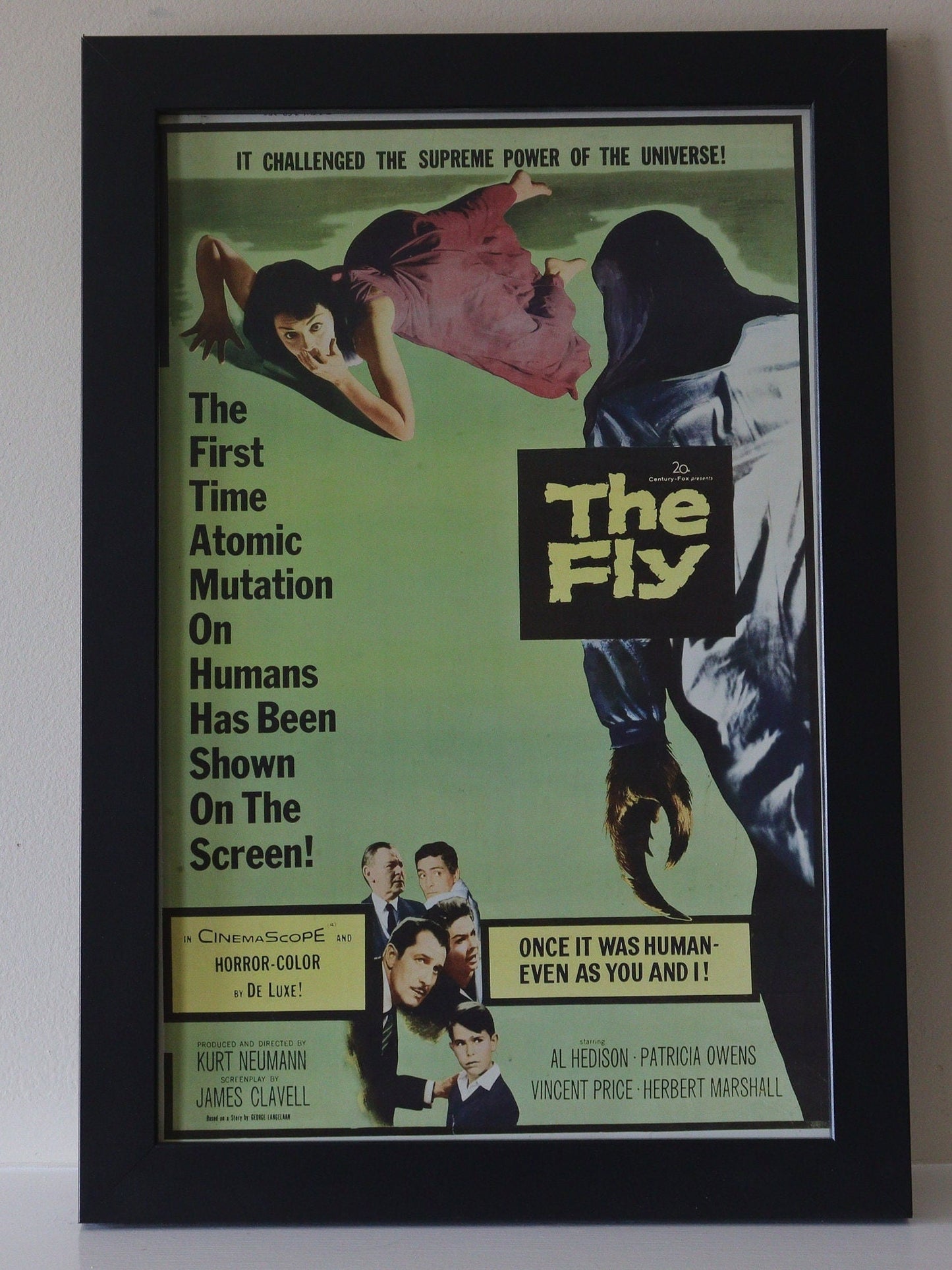 The Fly From 1958.This 11x17 Unframed Poster is Printed on Heavy Card Stock Paper.