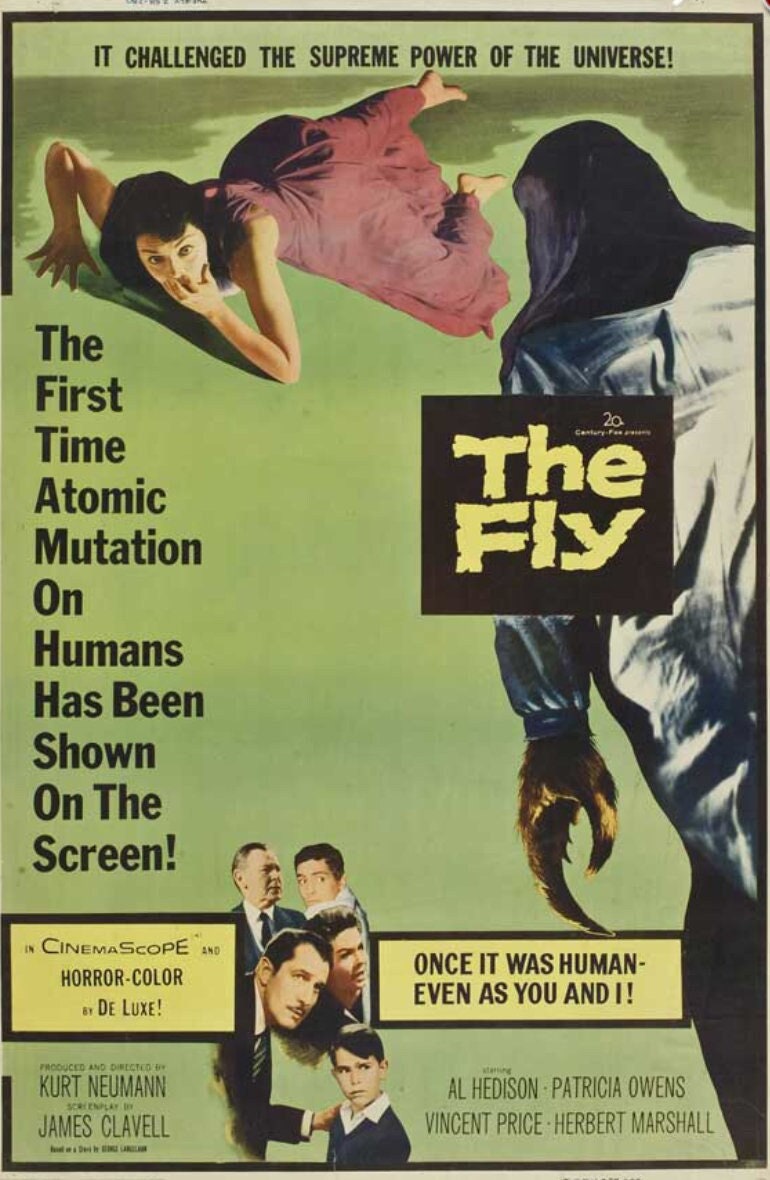 The Fly From 1958.This 11x17 Unframed Poster is Printed on Heavy Card Stock Paper.