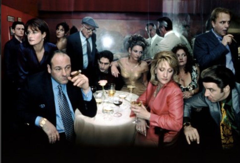 Sopranos Unframed 8x10 Photo.This Photo of Soprano and Associates is Printed on High Gloss Card Stock.