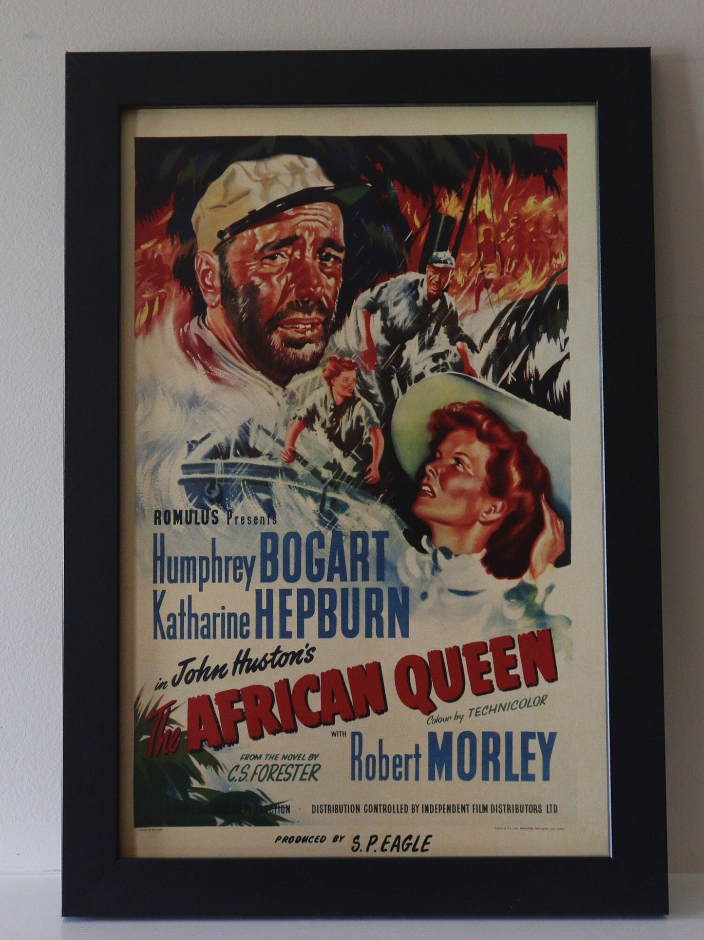 The African Queen From 1951.11x17 Unframed Poster is Printed on Heavy Card Stock Paper.