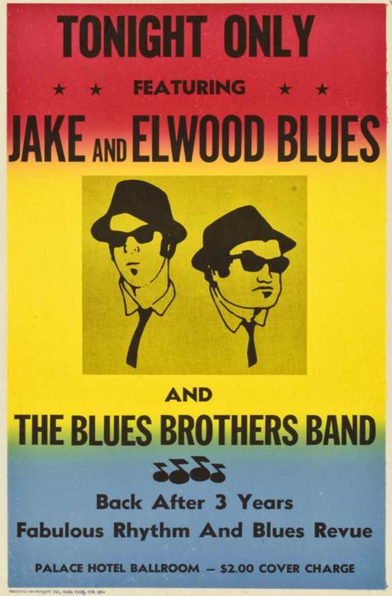 The Blues Brothers,Jake and Elwood.11x17 Unframed Poster is Printed on Heavy Card Stock.