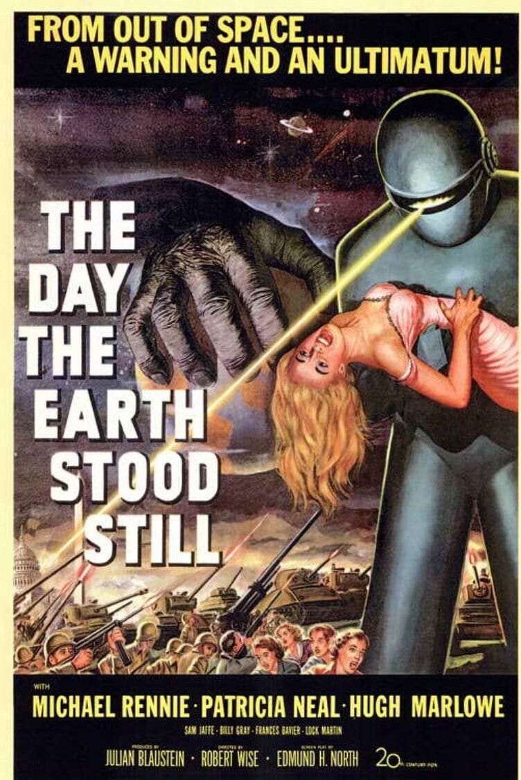 The Day The Earth Stood Still From 1951. 11x17 Unframed Poster is Printed on Heavy Card Stock Paper.