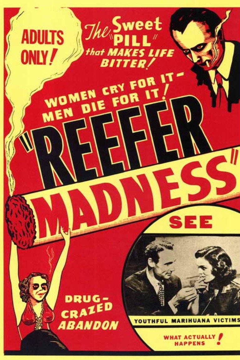 Reefer Madness,Adults Only.Unframed 11x17 Poster is Printed on  Heavy Card Stock Paper.