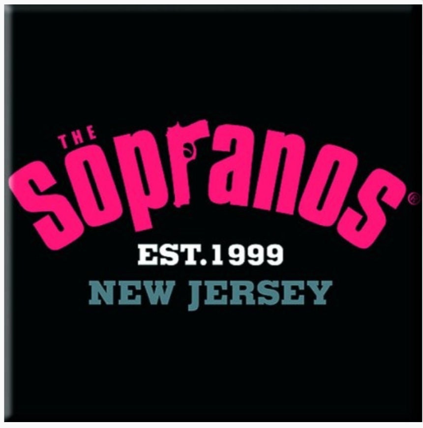 The Sopranos Established 1999 New Jersey  a 3”x3” Metal Magnet.Perfect Decoration For The Fridge or any Metal Surface.Gift For Him or Her.