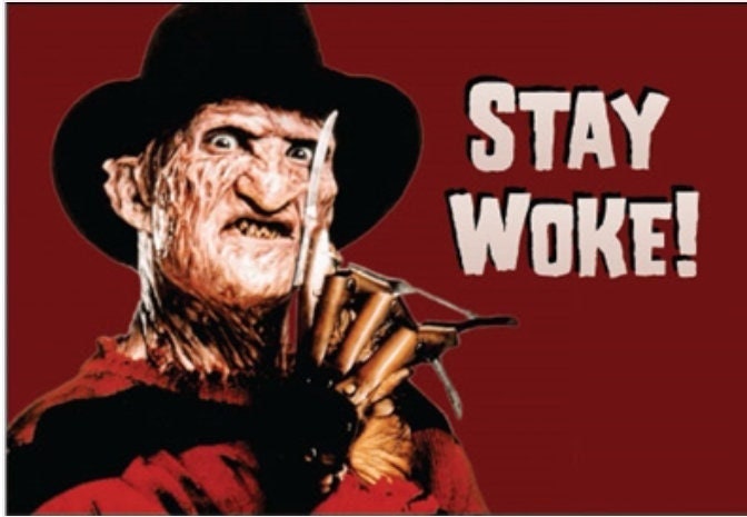 Stay Woke Starring Freddy Krueger On A 2x3 Refrigerator Magnet with Glossy Finish and Metal Construction.A Gift For Him or Her.